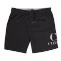 Boys Black Chrome-R Logo Swim Shorts 104903 by C.P. Company Undersixteen from Hurleys