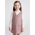 Girls Raspberry Check Dress Set 111259 by Mayoral from Hurleys