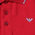 Boys Red Tipped S/s Polo Shirt (10yr+)