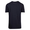 Athleisure Mens Navy Tee 1 Curved Logo S/s T Shirt