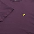 Mens Deep Plum Branded S/s T Shirt 33319 by Lyle & Scott from Hurleys