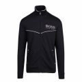 Mens Dark Blue Branded Sweat Jacket 57151 by BOSS from Hurleys