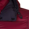 Mens Red Hooded Puffer Jacket