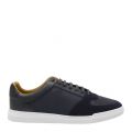 Mens Dark Blue Cosmo_Tenn Trainers 42732 by BOSS from Hurleys