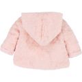 Baby Rose Heart Faux Fur Coat 28496 by Billieblush from Hurleys