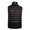 Mens Black Zavier Hybrid Gilet 77767 by Parajumpers from Hurleys