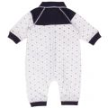 Baby Navy & White Mini Eagle Romper 11610 by Armani Junior from Hurleys