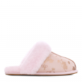 Womens Seashell Pink Scuffette II Floral Foil Slippers 84535 by UGG from Hurleys