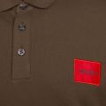 Mens Dark Green Dereso212 Patch S/s Polo Shirt 92600 by HUGO from Hurleys