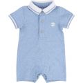Baby Blue Polo Romper 7764 by Timberland from Hurleys