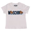 Baby Cloud/Baby Blue Toy Shadow T Shirt & Shorts Set 58524 by Moschino from Hurleys
