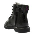 Girls Black Patent Fairy Wings Boots (26-37)