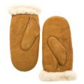 Womens Chestnut Heritage Logo Mittens 67652 by UGG from Hurleys