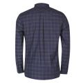 Mens Green & Blue Tonal Check L/s Shirt 30988 by Lacoste from Hurleys