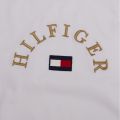 Mens White Arch Logo Regular Fit S/s T Shirt 52830 by Tommy Hilfiger from Hurleys
