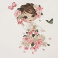 Infant Natural & Blush Floral Girl L/s T Shirt 29797 by Mayoral from Hurleys
