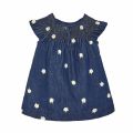 Infant Dark Blue Denim Daisy Dress 58229 by Mayoral from Hurleys