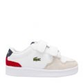 Infant White/Red Masters Cup Trainers (3-9) 55697 by Lacoste from Hurleys