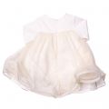 Baby White Layered Frill Dress