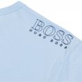 Athleisure Mens Blue Tee Small Logo S/s T Shirt 26631 by BOSS from Hurleys