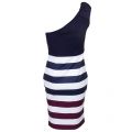Womens Navy Hilila Stripe Dress 9050 by Ted Baker from Hurleys