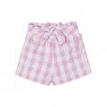 Girls Mauve Gingham Shorts 102527 by Mayoral from Hurleys