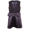 Womens Black Juliet Satin Sleeveless Bow Front Dress 69257 by French Connection from Hurleys