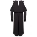 Womens Black Cold Shoulder Jumpsuit 20321 by Michael Kors from Hurleys