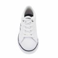 Child White & Navy Lerond Croc Trainers (10-1) 33787 by Lacoste from Hurleys