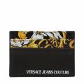 Mens Black Baroque Detail Card Holder 74321 by Versace Jeans Couture from Hurleys