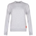 Womens Grey Heather Casual Logo Badge Sweat Top 28979 by Calvin Klein from Hurleys