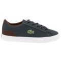 Child Navy Lerond Trainers (10-1) 19090 by Lacoste from Hurleys