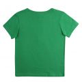 Boys Green Branded S/s T Shirt 85288 by Lacoste from Hurleys