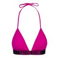 Womens Pink Glow Fixed Triangle Logo Bikini Top 56215 by Calvin Klein from Hurleys