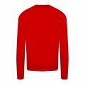 HUGO Mens Red Doby203 Trim Crew Sweat Top 74185 by HUGO from Hurleys