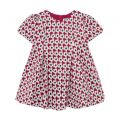 Infant Raspberry Floral Jacquard Dress 96166 by Mayoral from Hurleys