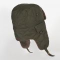 Mens Olive Sandbay Quilted Trapper Hat 101808 by Barbour from Hurleys