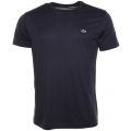 Mens Navy Classic Crew S/s Tee Shirt 29378 by Lacoste from Hurleys