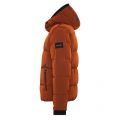 Mens Gingerbread Crinkle Nylon Padded Hooded Jacket 79293 by Calvin Klein from Hurleys