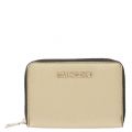 Womens Gold Saffiano Small Zip Around Purse 35121 by Love Moschino from Hurleys