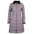 Womens Taupe Down Puffer Jacket 70241 by Armani Jeans from Hurleys