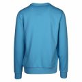 Mens Norse Blue Branded Chest Crew Sweat Top 38912 by Calvin Klein from Hurleys
