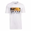 Casual Mens White Tsummer 6 S/s T Shirt 74342 by BOSS from Hurleys