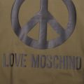 Mens Green Branded Peace S/s T Shirt 56805 by Love Moschino from Hurleys