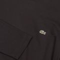 Mens Black Branded L/s T Shirt 31044 by Lacoste from Hurleys