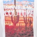 Mens White Cactus Photo Print Regular Fit S/s T Shirt 101518 by Versace Jeans Couture from Hurleys