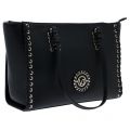 Womens Black Woven Trim Shopper Bag 21774 by Versace Jeans from Hurleys