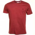 Mens Pomegranate Pin Point S/s Tee Shirt 9844 by Original Penguin from Hurleys