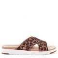 Womens Tan Kari Leopard Slide Sandals 87363 by UGG from Hurleys