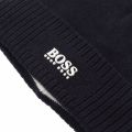 Toddler Navy Branded Tab Knitted Hat 76076 by BOSS from Hurleys